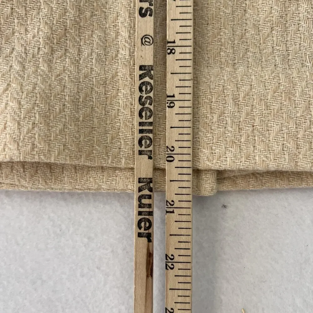 & Other Stories Jacket Womens 2 Beige Wool Herringbone Belted‎ Short LA Atelier